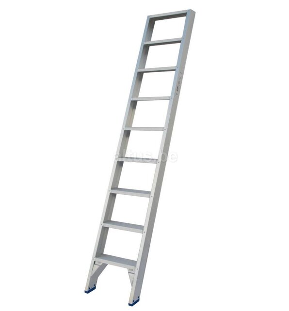 Solide professionele rechte enkele trap 9 treden