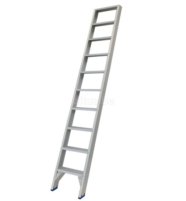Solide professionele rechte enkele trap 10 treden