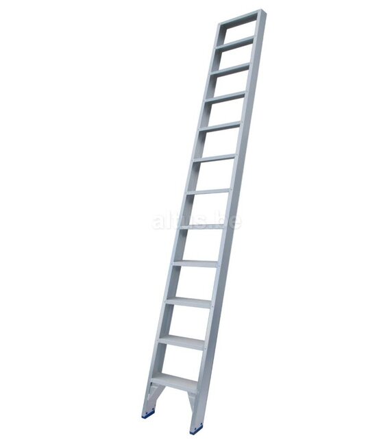 Solide professionele rechte enkele trap 12 treden