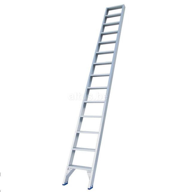 Solide professionele rechte enkele trap 14 treden