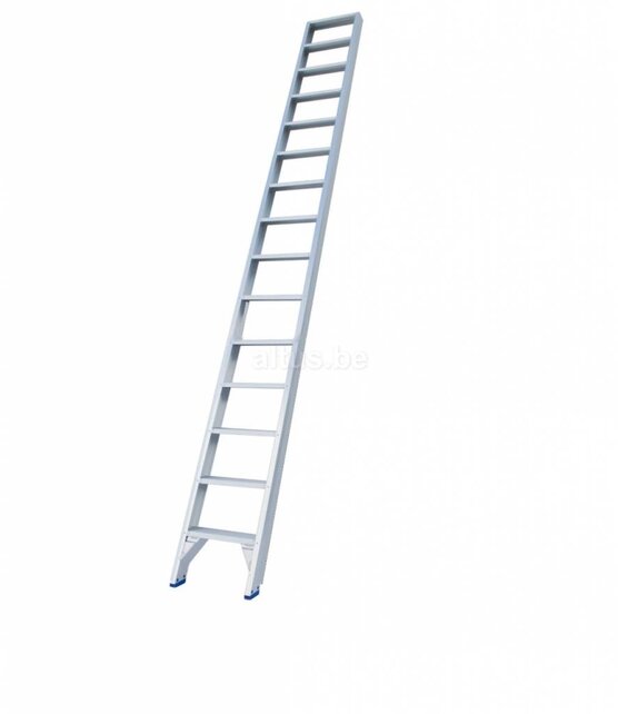 Solide professionele rechte enkele trap 15 treden