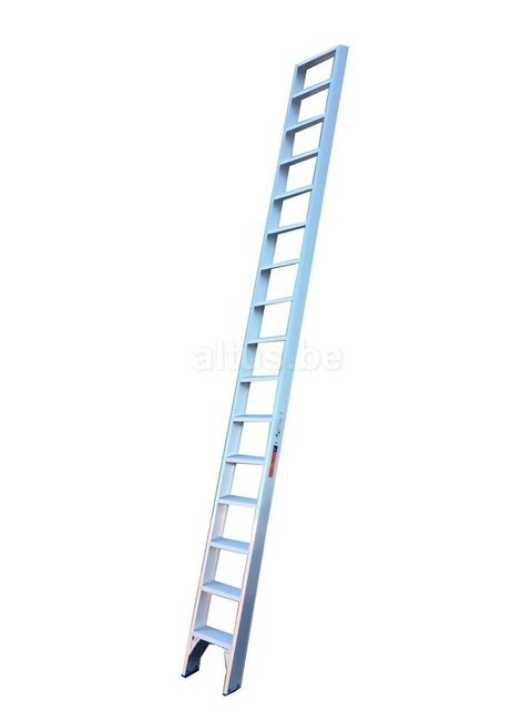 Solide professionele rechte enkele trap 16 treden