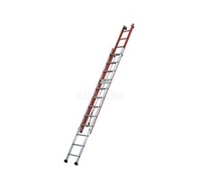 Tubesca 2-delige half ALU ladder 2x12 treden