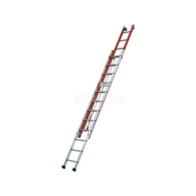 Tubesca 2-delige half ALU ladder 2x12 treden