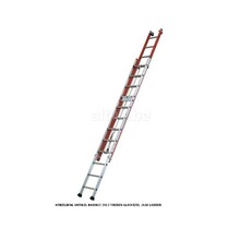 Tubesca 2-delige half ALU ladder 2x14 treden