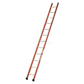 Enkele ladder 12 ALU treden enkel recht