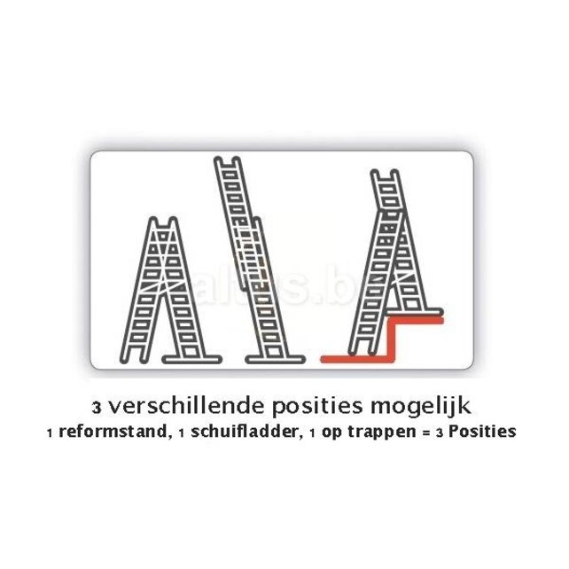 Tubesca reformladder 2x9 treden