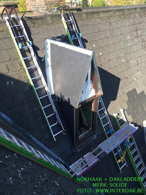 Solide professionele dakladder easy-fit ladderdeel 3,00m