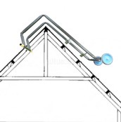 Solide dakladder easy-fit nokhaak voor dakladder solide