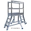 Solide Solide  professioneel mobiel werkplatform  2 x 4 treden 1,00m