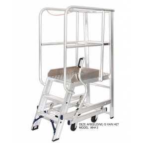 Warehouseking 2 treden incl. bordes