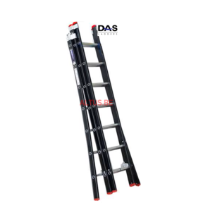2.00 - 4.50m 3-delige Atlas-black reformladder 3x7