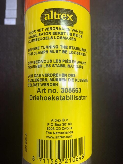 Altrex RS 4 TOWER driehoeksstabilisator tot 6.2m PH