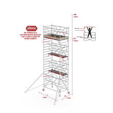 RS-42 Tower Safe-Quick 1,35 x 1,85 x 6,20mVH =8,20m WH
