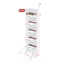RS-42 Tower Safe-Quick 1,35 x 1,85 x 9,20mVH = 11,20m WH