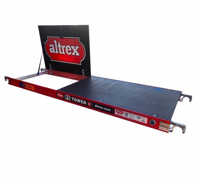 RS TOWER 42-S met Safe-Quick® Guardrail 1,35 x 1,85m x 11,20m VH = 13,20m WH