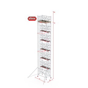 RS-42 Tower Safe-Quick 1,35 x 1,85 x 12,20mVH = 14,20m WH