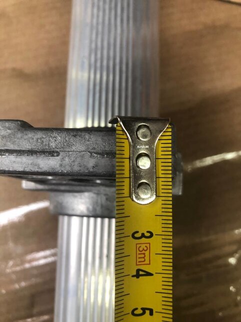 Solide stabiliteitsbalk  100cm  voor ladder