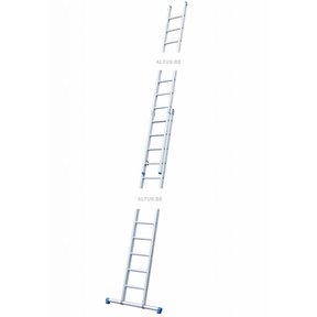 2-delige schuifladder model C 2x24 treden RB 10,75m
