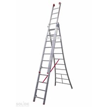 3-delige semi-prof reformladder 3x7