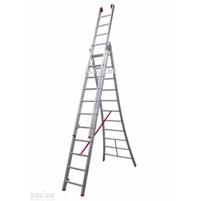 3-delige semi-prof reformladder 3x7