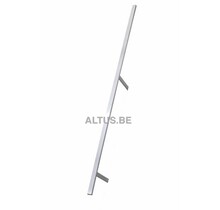 Enkele aluminium leuning voor ET trapladder per trede en per zijde