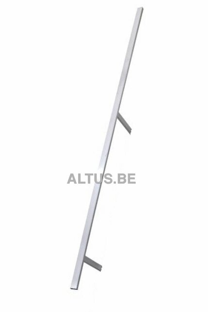 Enkele aluminium leuning voor ET trapladder per trede en per zijde