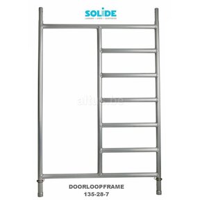 Solide Opbouwframe 135-28-7 doorloop