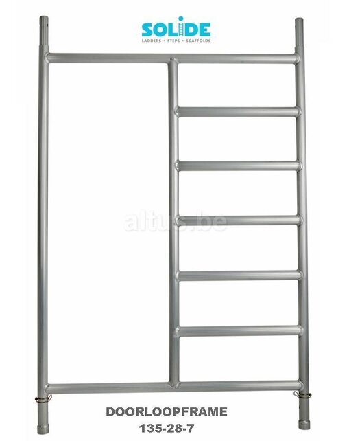 Solide Opbouwframe 135-28-7 doorloop