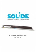 Solide Platform 245 met luik
