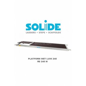 Solide Platform 245 met luik