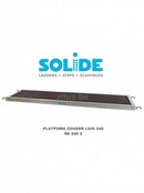Solide Platform 245 zonder luik