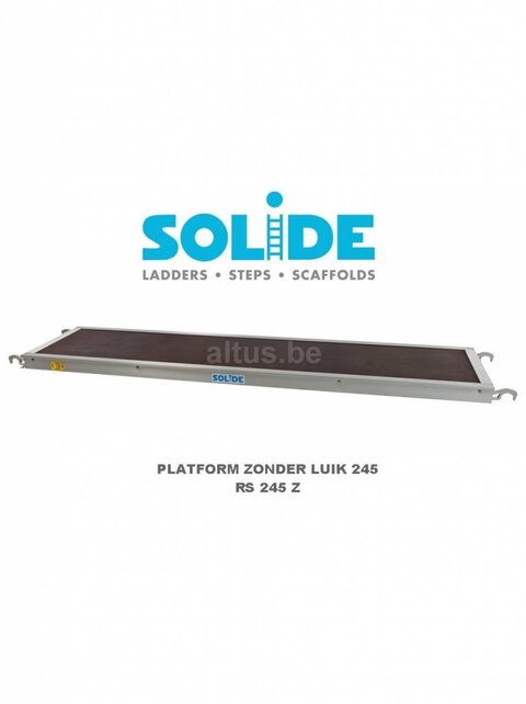 Solide Platform 245 zonder luik