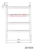 Altrex RS5 tower onderdelen opbouwframe 90-4 sp