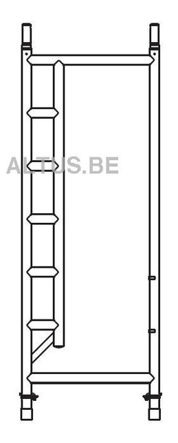 Altrex RS5 tower onderdelen Doorloopframe smal 75-28-7 RS5