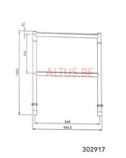 Altrex RS5 tower onderdelen Leuningframe 90-2sp RS5