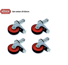 RS5 Set wielen Ø150mm dubbel geremd 4 stuks