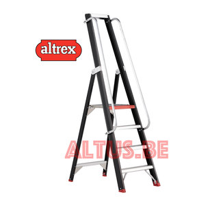 0.95 m platform hoogte 4 treden platform trap