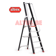 1.20 m platform hoogte 5 treden platform trap