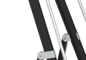 Altrex enkel oploopbare professionele trap met leuning 5 treden