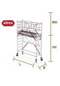 RS Tower 51-S met Safe-Quick 0.75(B) x 3.05(L) x 2.20m vh = 4.20m wh