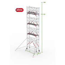 RS Tower 51-S met Safe-Quick 0.75(B) x 2.45(L) x 7.20m vh = 9.20m wh