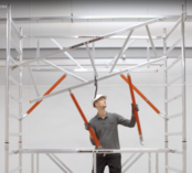 Gevelvrij RS Tower 51-S met Safe-Quick 0.75(B) x 1.85(L) x 2.20m vh = 4.20m wh