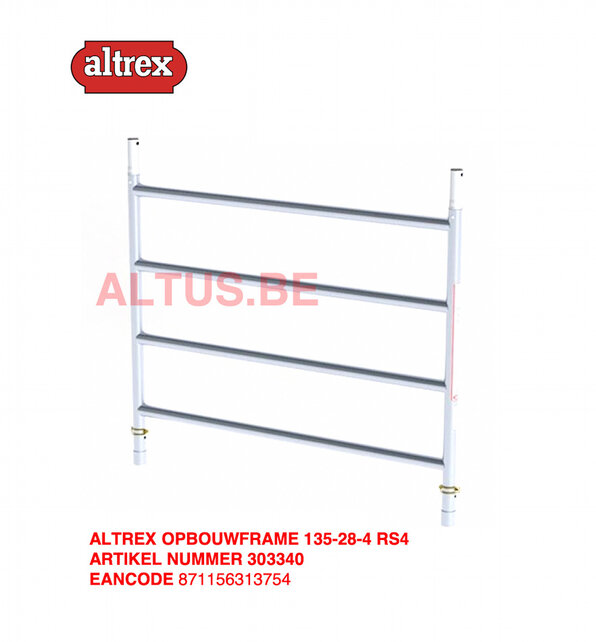 RS TOWER 42-S met Safe-Quick® Guardrail 1,35 x 1,45m x 6,20m VH=8,20m WH