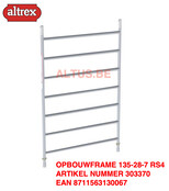RS TOWER 42-S met Safe-Quick® Guardrail 1,35 x 2,45m x 11,20m VH= 13,20m WH