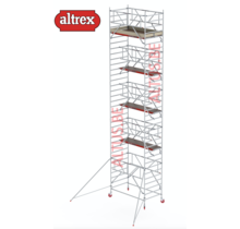 RS TOWER 42-S met Safe-Quick® Guardrail 1,35 x 2,45m x 9,20m VH= 11,20m WH