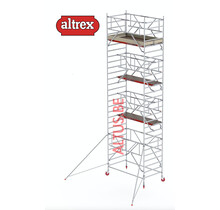 RS TOWER 42-S met Safe-Quick® Guardrail 1,35 x 2,45m x 7,20m VH=9,20M WH