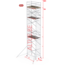 Altrex RS-42 Tower 1.35m B x 2.45m L x 10.20m Vh = 12.20 wh traditionele opbouw