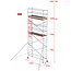 Altrex RS-41 Tower 0.75m B x 2.45m L x 5.20m Vh = 7.20 wh traditionele opbouw