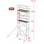 Altrex RS-41 Tower 0.75m B x 1.85m L x 5.20m Vh = 7.20 wh traditionele opbouw